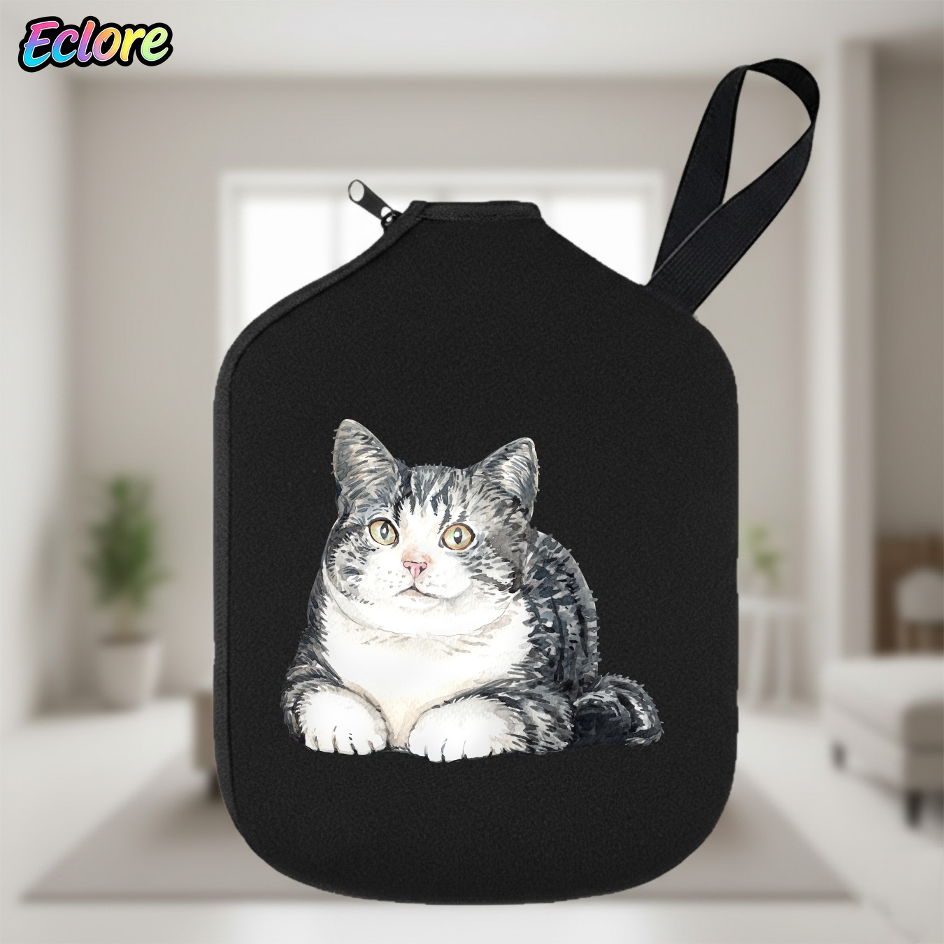 Cute Watercolor Cat Pickleball - Table Tennis Paddle review and price